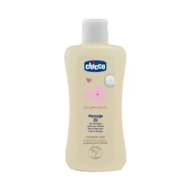 Chicco Massage Oil (1 Bottle of 200 ml Oil)