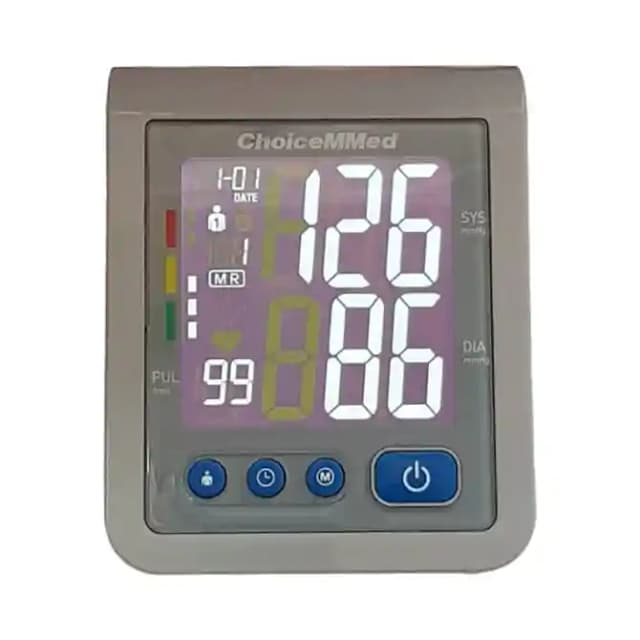 ChoiceMMed CBP1K2 BP Monitor Grey (1 Box Of 1 Device)