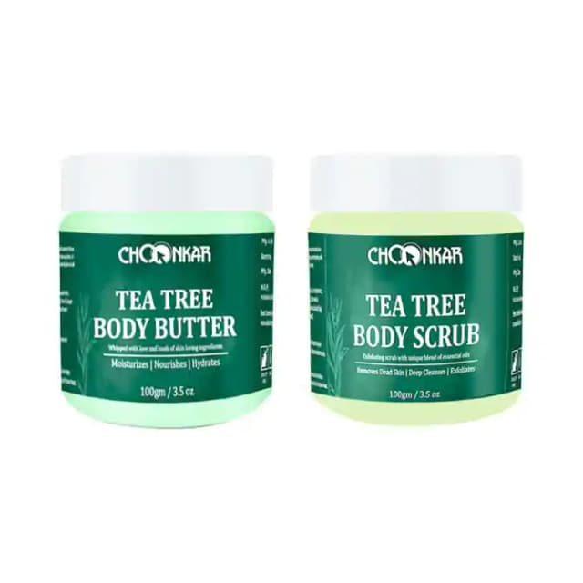 Choonkar Body Care Kit Tea Tree (1 Combo packof2 jar)