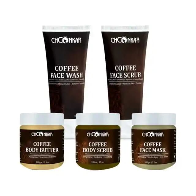 Choonkar Face & Body Care Range Coffee (1 Kitof5 units)