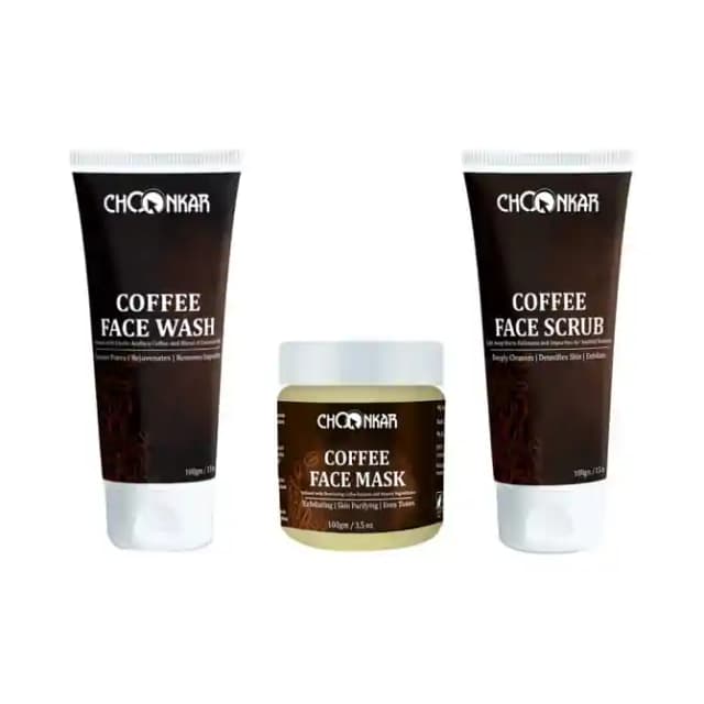 Choonkar Face Care Kit Coffee (1 Kitof3 units)