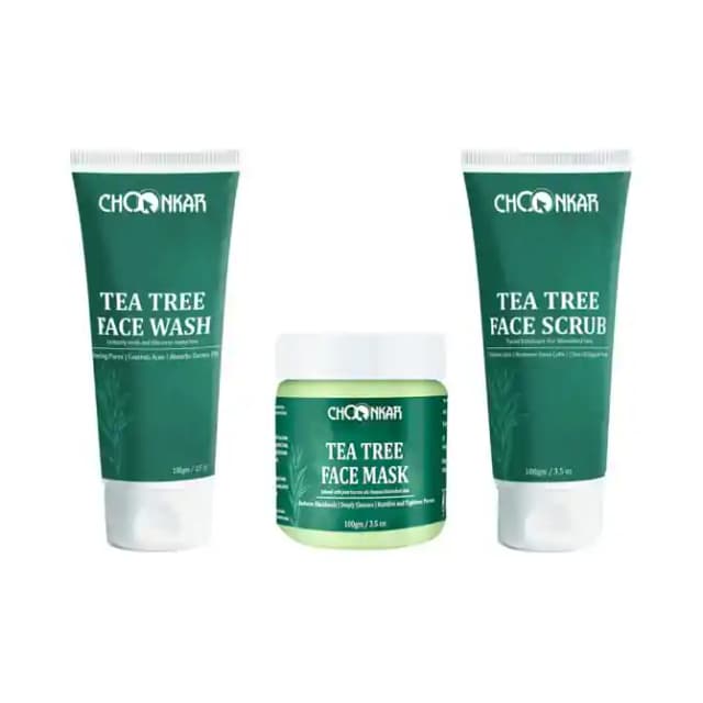 Choonkar Face Care Kit Tea Tree (1 Kitof3 units)
