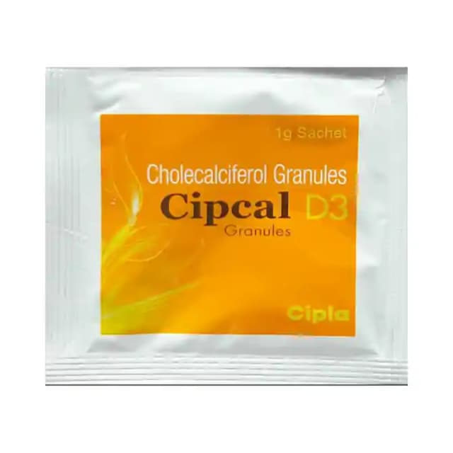 Cipcal D3 Granules 1 gm (1 Sachet Of 1 gm Granules)