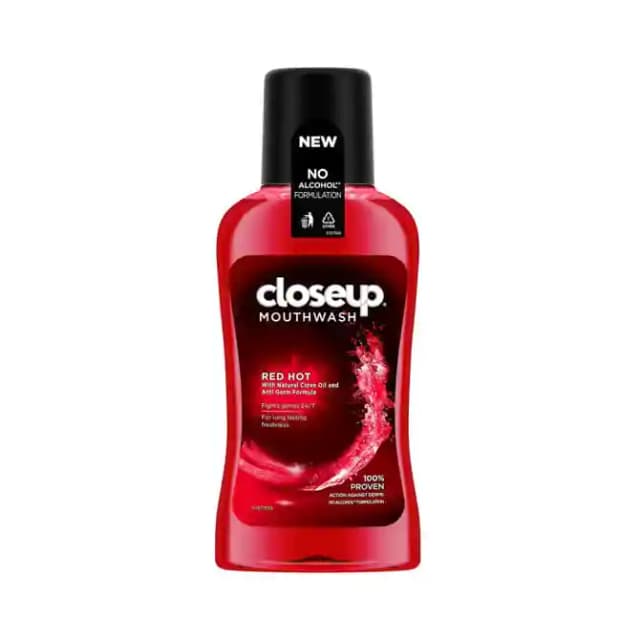 Closeup Mouth Wash Red Hot (1 Bottle of 250 ml Mouth Wash)