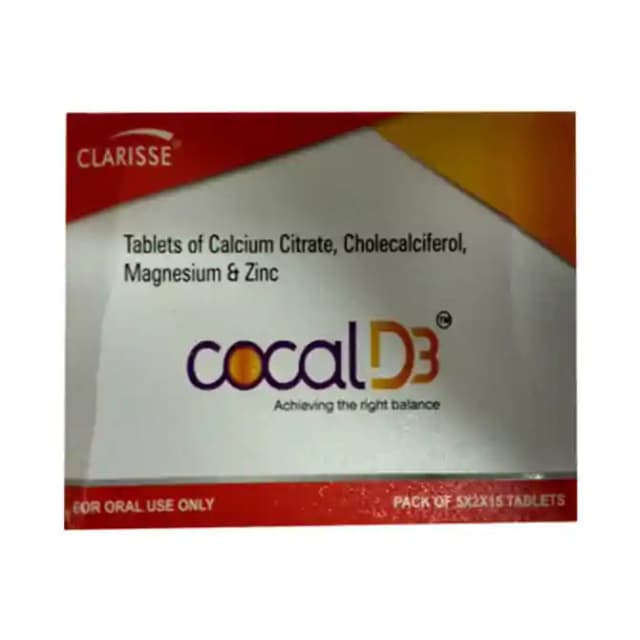 Cocal D3 (1 Strip Of 15 tablets)