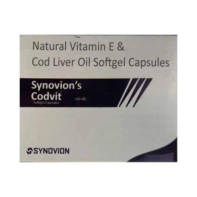 Codvit Softgel (1 Strip Of 10 soft gelatin capsules)