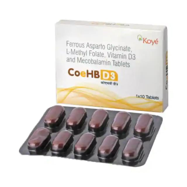 COEHB D3 (1 Strip Of 10 tablets)