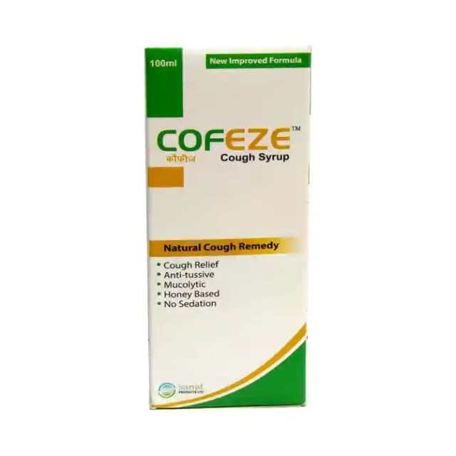 Cofeze Syrup (1 Bottle of 100 ml Syrup)