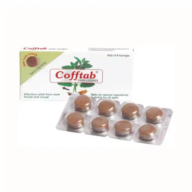 Cofftab Lozenges (1 Strip Of 8 lozenges)