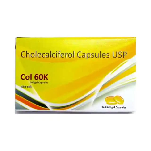 Col 60K Softgel (1 Strip Of 4 soft gelatin capsules)