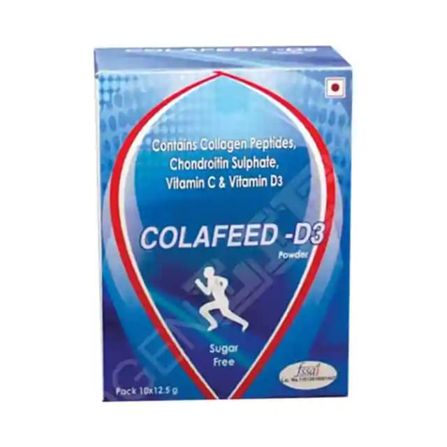 Colafeed D3 Powder Sugar Free (1 Sachet Of 12.5 gm Powder)