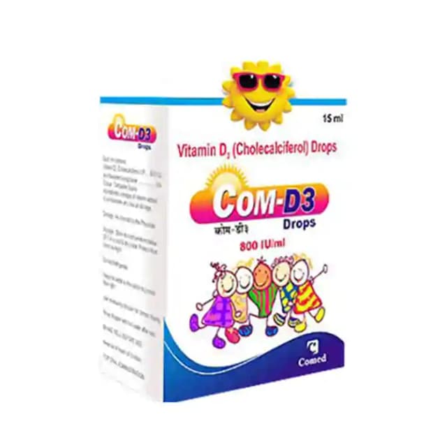 Com D3 800IU Drop (1 Packet Of 15 ml Drop)
