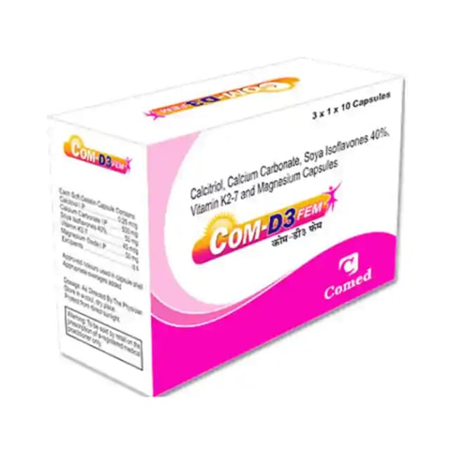 Com D3 Fem (1 Strip Of 10 capsules)