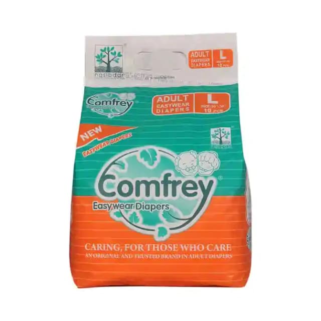 Comfrey Adult Easywear Diaper Large (1 Packet Of 10 pieces)