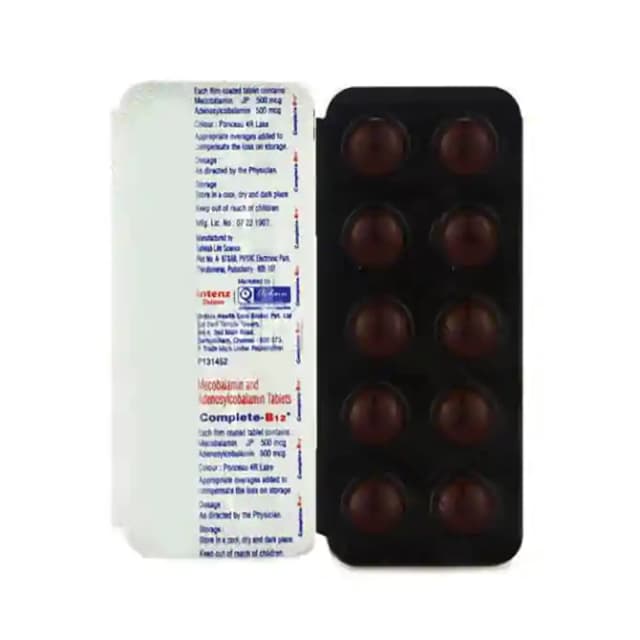 Complete B12 (1 Strip Of 10 tablets)