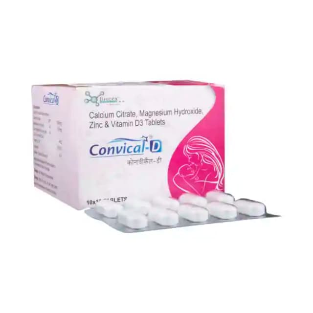 Convical D (1 Strip Of 10 tablets)