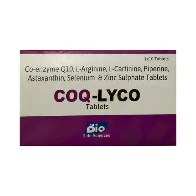 CoQ Lyco (1 Strip Of 10 tablets)