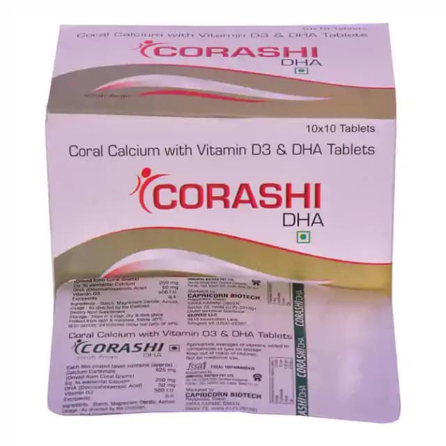 Corashi DHA (1 Strip Of 10 tablets)
