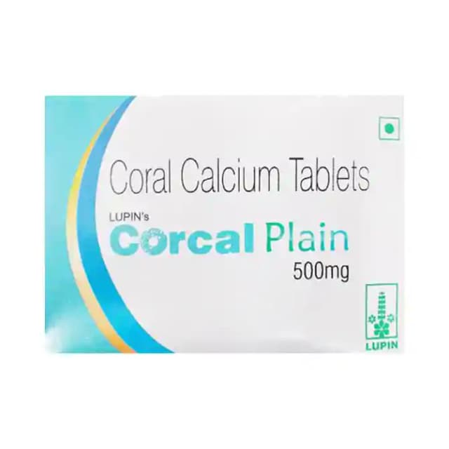 Corcal Plain 500mg (1 Strip Of 10 tablets)