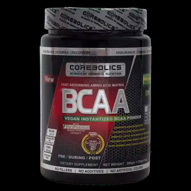 Corebolics BCAA Strawberry Kiwi (1 Box Of 330 gm Powder)