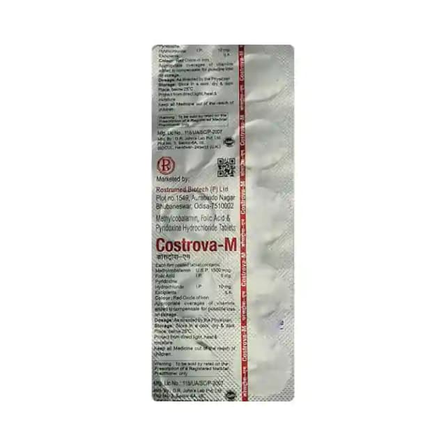 Costrova M (1 Strip Of 10 tablets)