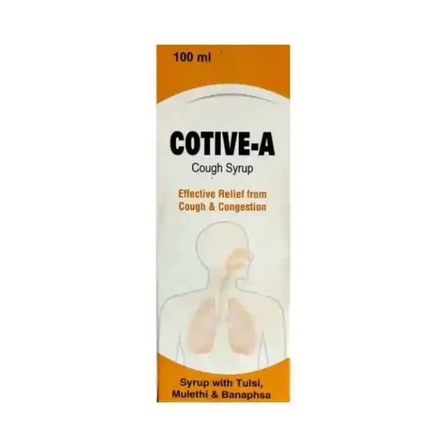 Cotive A Cough Syrup (1 Bottle of 100 ml Syrup)