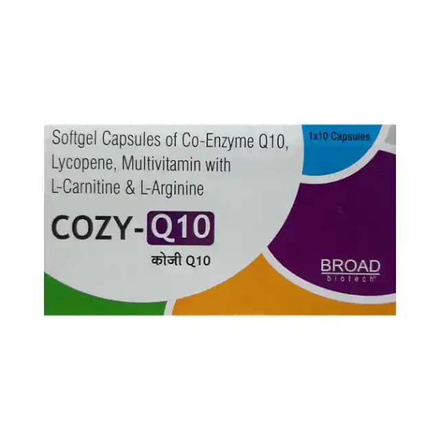 Cozy Q10 (1 Strip Of 10 capsules)