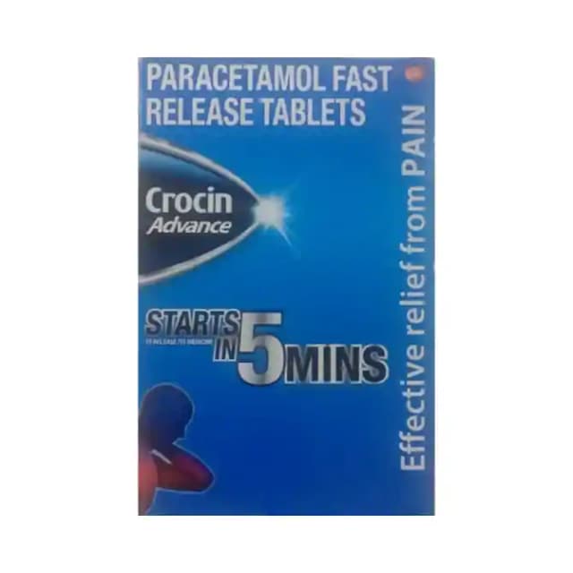 Crocin 500mg Advance (20 tablets in 1 strip)