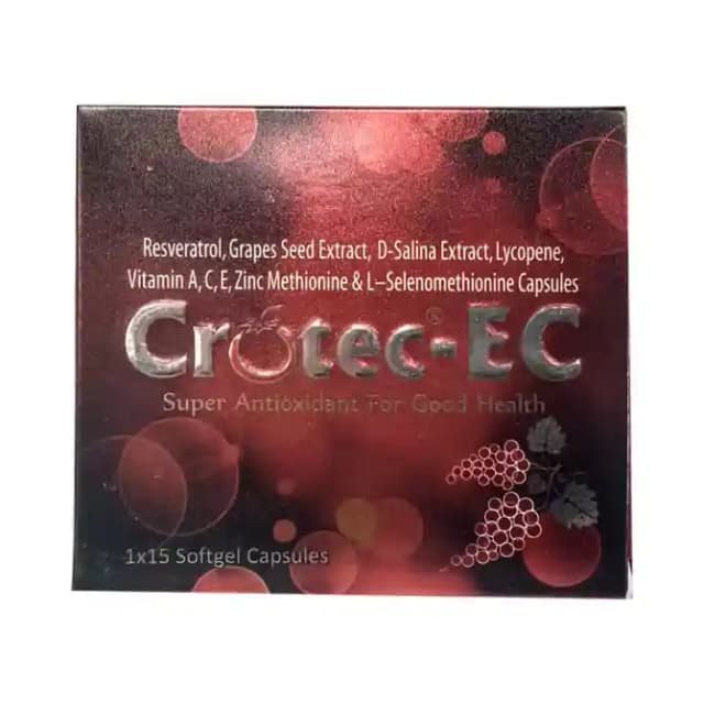 Crotec EC Soft Gelatin (1 Strip Of 15 soft gelatin capsules)