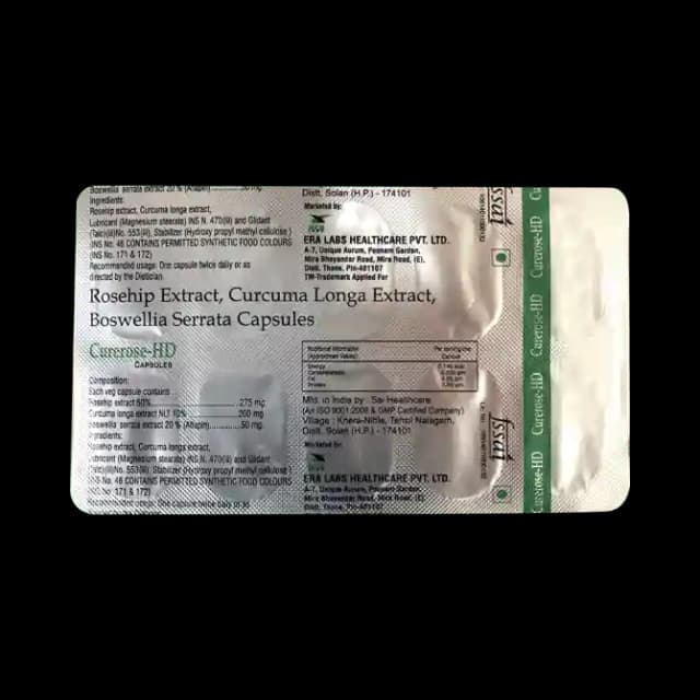 Curerose HD (1 Strip Of 10 vegicaps)