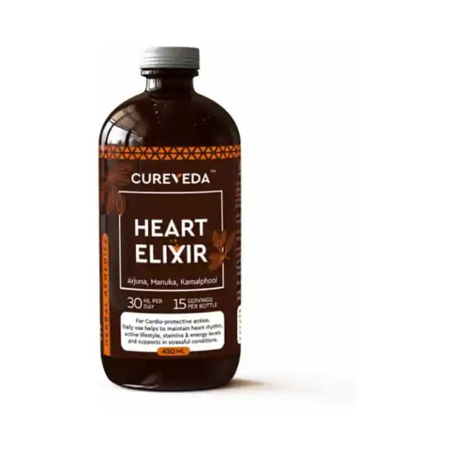 Cureveda Heart Elixir (1 Bottle of 450 ml Elixir)