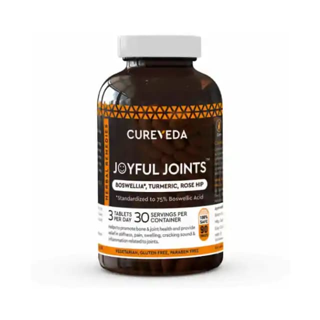 Cureveda Joyful Joints (1 Bottle of 90 tablets)