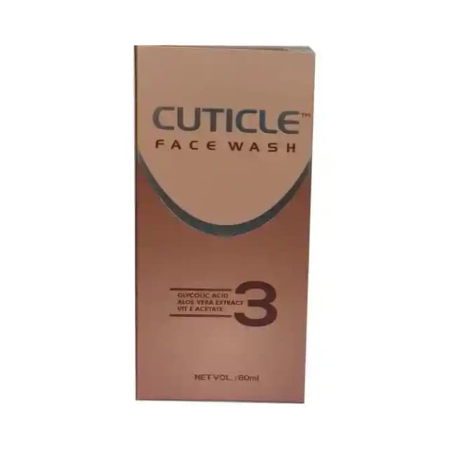 Cuticle Face Wash (1 Tube Of 60 ml Face Wash)