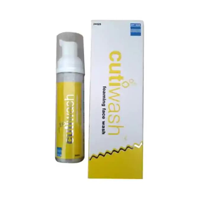 Cutiwash Face Wash (1 Pump Bottle of 60 ml Face Wash)