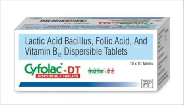 Cyfolac DT (1 Strip Of 10 tablets dt)
