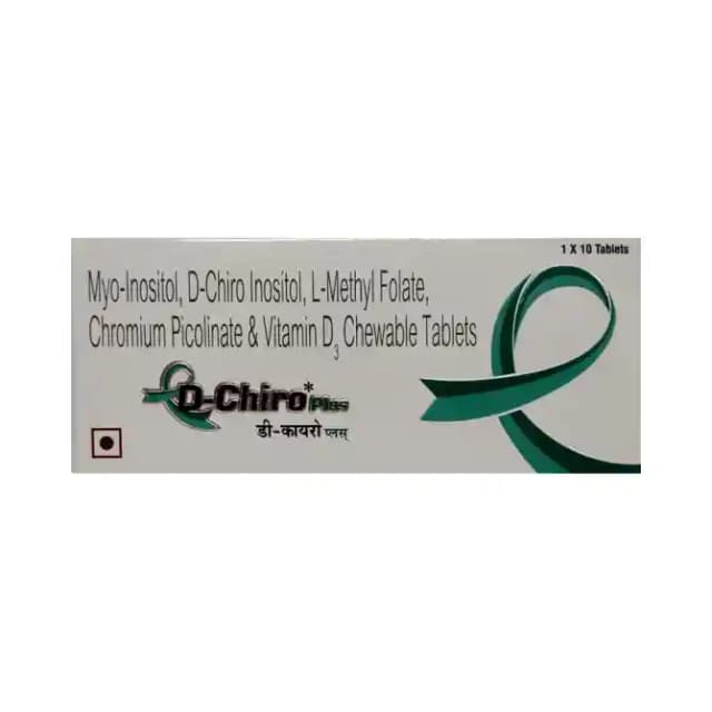 D Chiro Plus Chewable (1 Strip Of 10 Chewable Tablets)