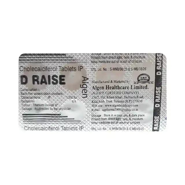 D Raise (1 Strip Of 10 tablets)