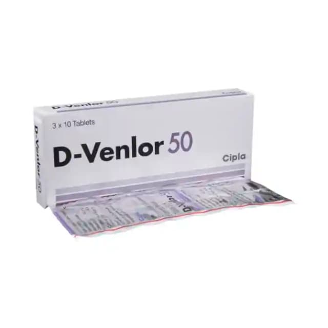 D Venlor 50 (10 tablets in 1 strip)
