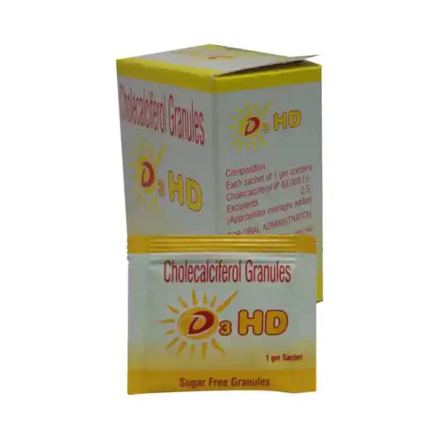 D3 HD Sachet (1 Sachet Of 1 gm Granules)