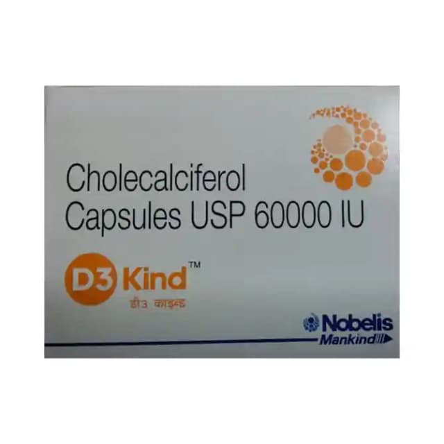 D3 Kind (1 Strip Of 8 soft gelatin capsules)