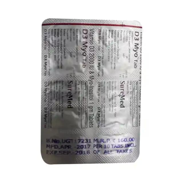 D3 Myo (1 Strip Of 10 capsules)