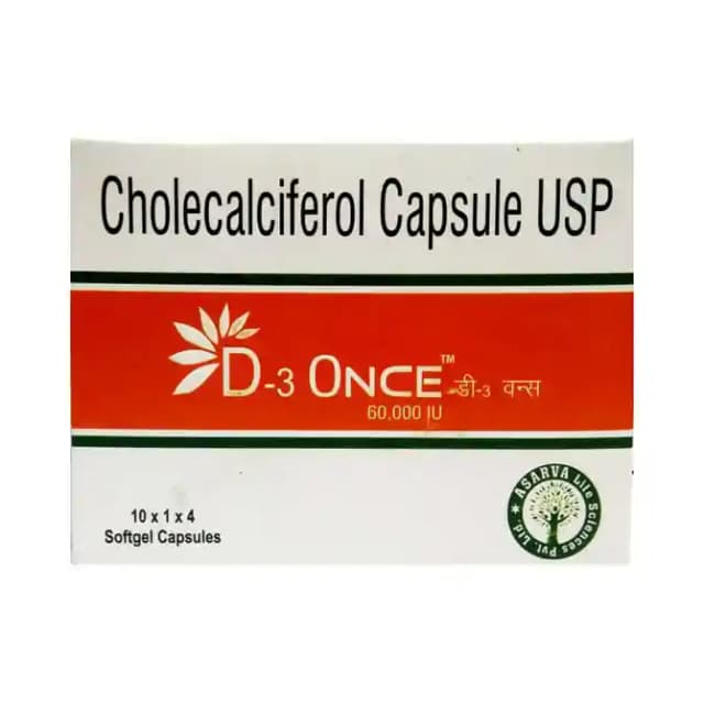 D3 Once (1 Strip Of 4 capsules)