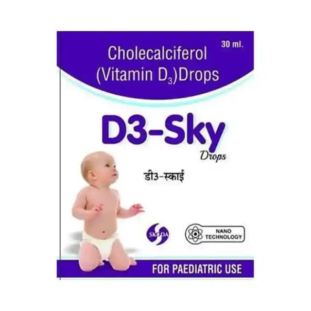 D3 Sky Oral Drops (1 Bottle of 30 ml Oral Drops)