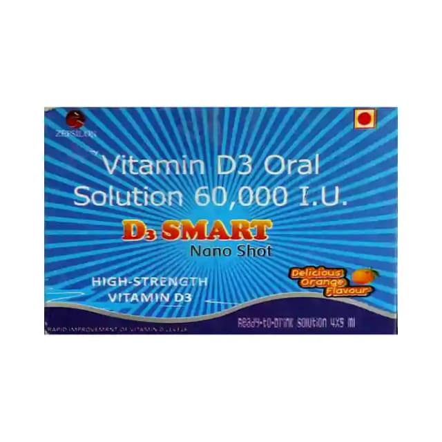 D3 Smart Nano Shot Orange (1 Bottle of 5 ml Oral Solution)