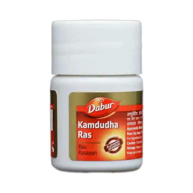 Dabur Kamdudha Ras (1 Bottle of 20 tablets)