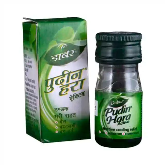 Dabur Pudin Hara Active Liquid (1 Bottle of 10 ml Liquid)
