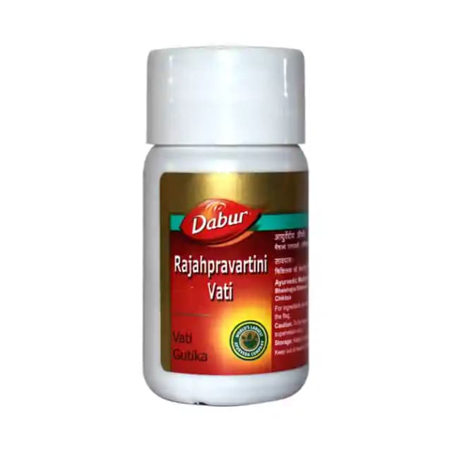 Dabur Rajahpravartini Vati (1 Bottle of 60 tablets)