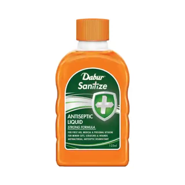 Dabur Sanitize Antiseptic Liquid (1 Bottle of 125 ml Liquid)