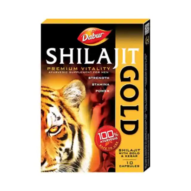 Dabur Shilajit Gold (10 Capsules in 1 strip)