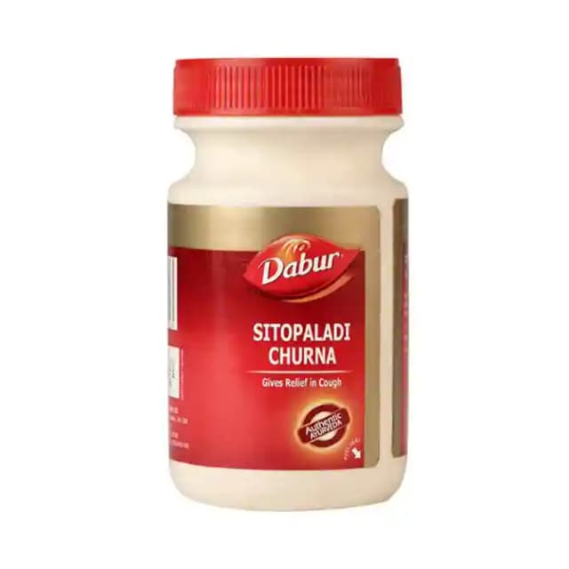 Dabur Sitopaladi Churna (1 Box Of 60 gm Churna)
